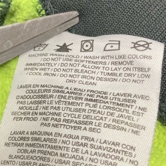 NIKE Boys Therma Fit Hooded Football Sweatshirt Black & Yellow‎ Size XL - Picture 3 of 11